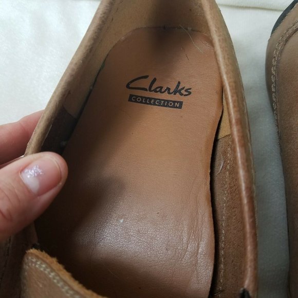 clarks air cushion slip on